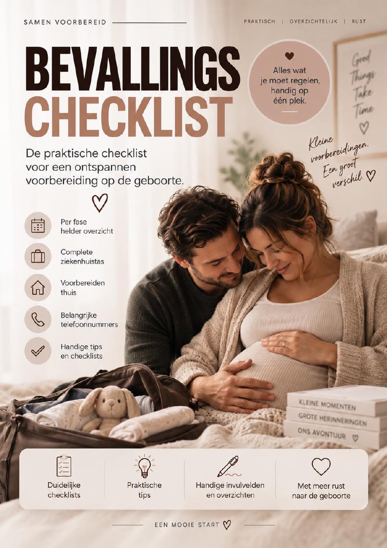 Cover van de Bevallingschecklist